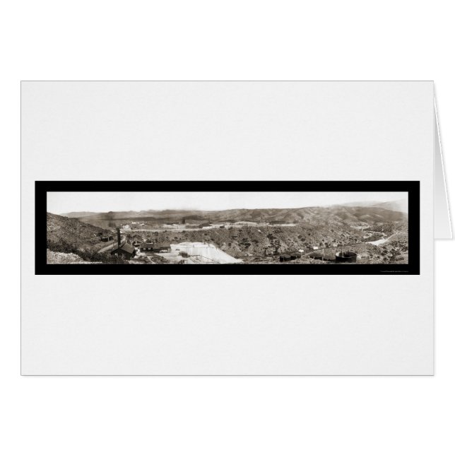Cartão Foto Mine Globe AZ Miami 1909 (Frente Horizontal)
