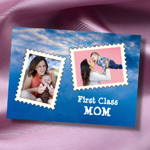 Cartão Foto personalizada de primeira classe do MOM Best 