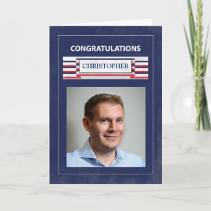 Cartão Foto personalizável, Formando de combate a incêndi