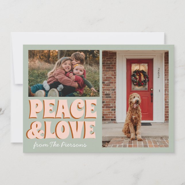 Cartão Foto poloraid Merry Xmas Feliz Natal Engraçado (Frente)