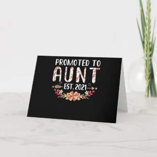 Cartão Foto Promovida Para Tia Dia de as mães 2021 Nova T