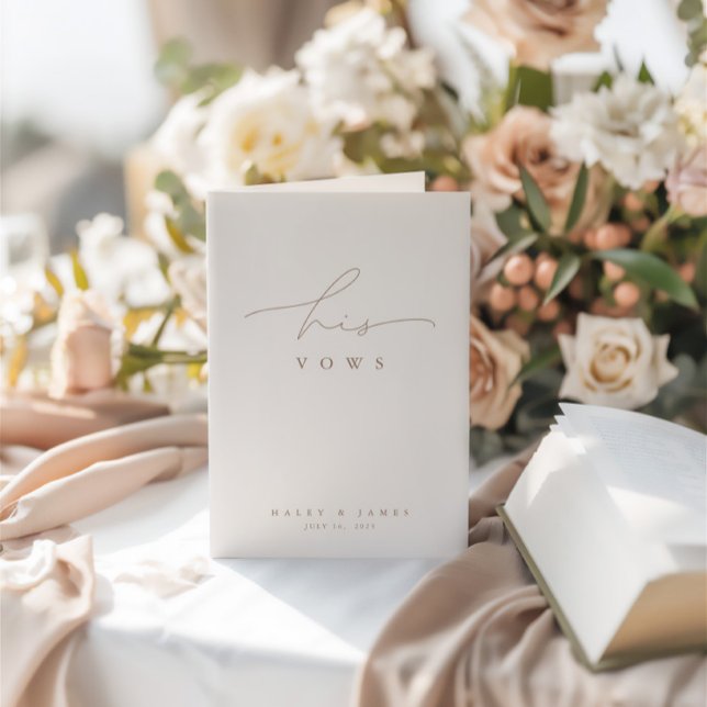 Cartão Foto Simples Elegante Branca Casando Seus Votos (Simple Elegant White Photo Wedding His Vows Card)