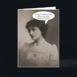 Cartão Foto Vintage Engraçada Sobre O Aniversário Brutal<br><div class="desc">Traga o lado escuro do seu humor, e deixe as batatas caírem onde elas puderem! Cartão de Excelente para uma pessoa sarcástica, alguém que adora humor seco... qualquer um que você queira dar um duro de tempo acima da idade! Faz um cartão divertido para assar um bom amigo... Ou fazer...</div>
