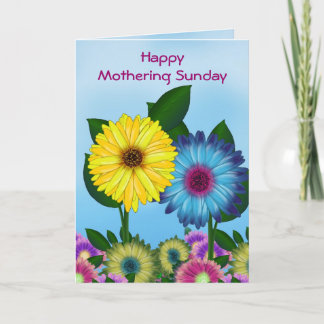 Cartão Fotografia com Flor primavera para Mothering Sunda
