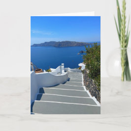 Cartão Fotografia da Grécia Santorini Oia