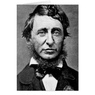 Cartão Fotografia de Henry David Thoreau
