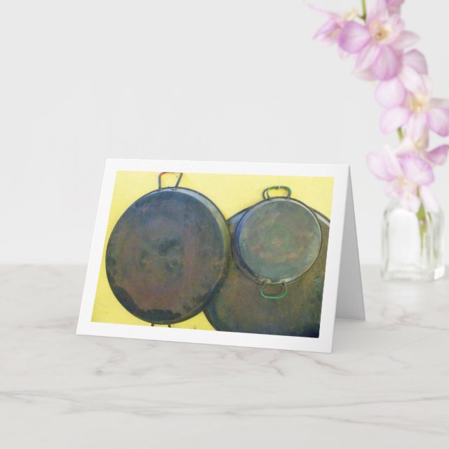 Cartão Fotografia de Paella Dishes (Orquídea)