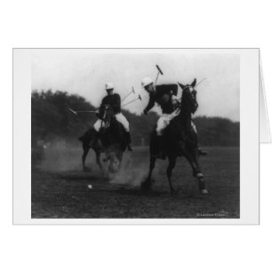 Cartão Fotografia do jogo da Associação Polo do Departame