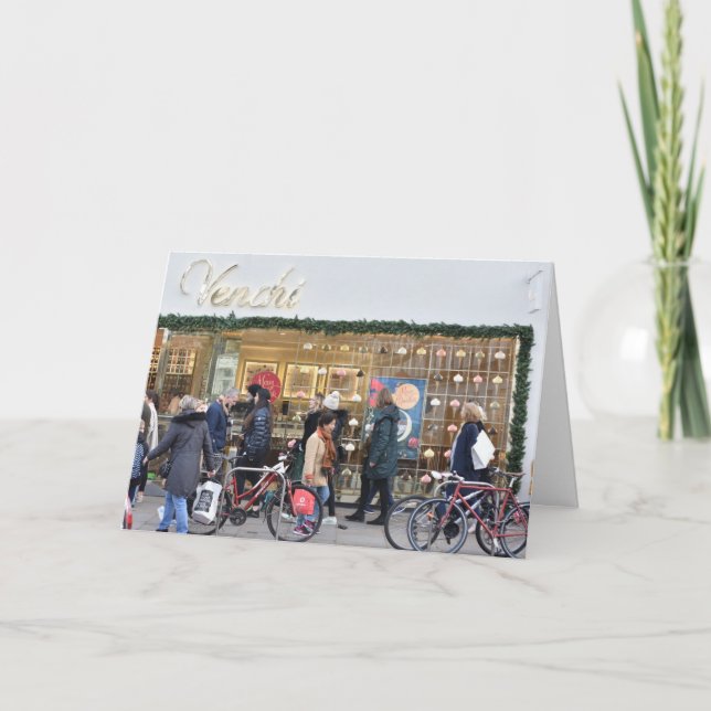 Cartão Fotografia do King's Road London dos Compradores d (Frente)