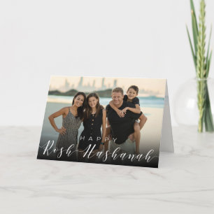 Cartão Fotografia Moderna Rosh Hashanah Ano Novo