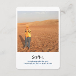 cartão fotográfico