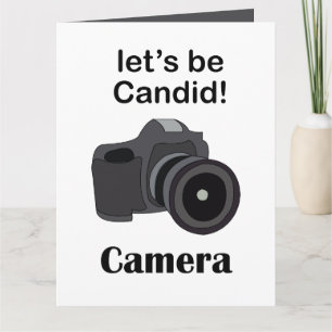 Cartão Fotógrafo de Candid Camera