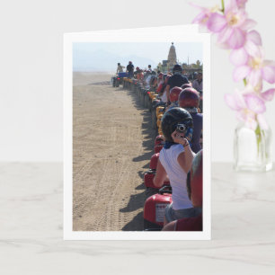 Cartão Fotógrafo em Quadriciclo