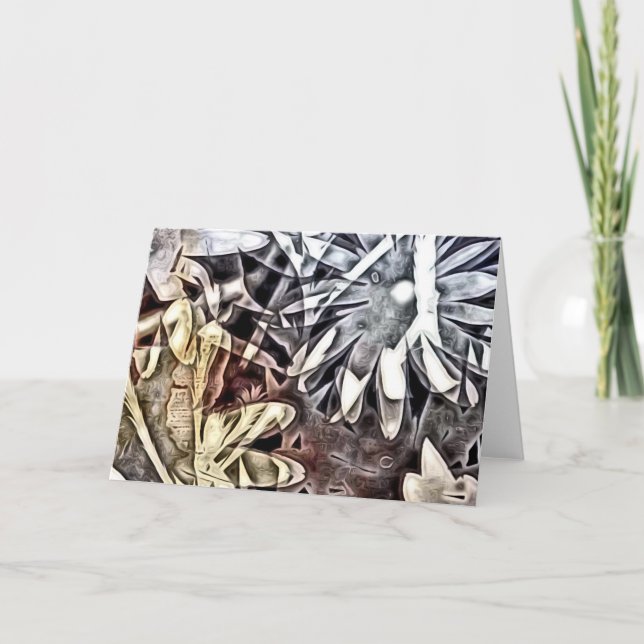 Cartão Fotograma de arte digital (Frente)