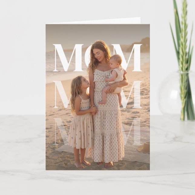 Cartão FotoPop Mamãe Personalizada (Frente)