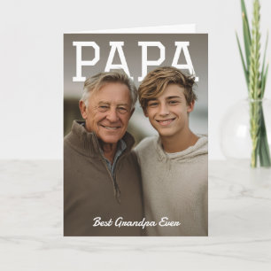 Cartão FotoPop Papai Melhor Avô do Mundo Foto