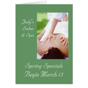 Cartão Fotos de Massagem e Bodywork