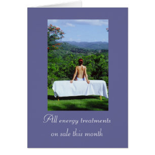 Cartão Fotos de Massagem e Bodywork