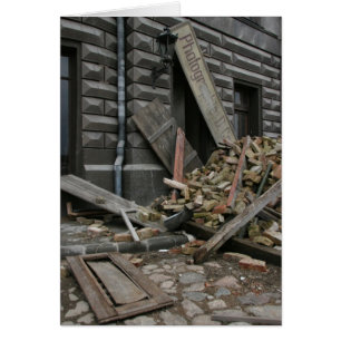 Cartão Fotostudio destruído