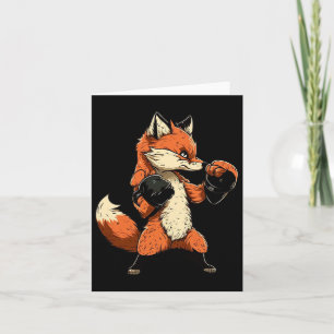 Cartão Fox Boxer Gama Boxer Mma Kickboxer Kickboxer B