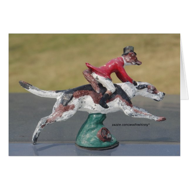 Cartão Fox Cross-Country (Frente Horizontal)