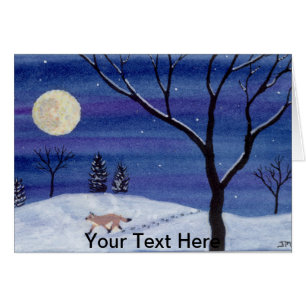 Cartão Fox de Lua Completa