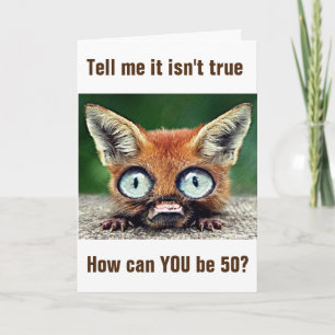 CARTÃO FOX ESTÁ CHATEADO QUE VOCÊ TEM 50 ANOS