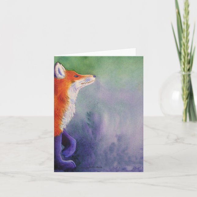 Cartão Fox vermelho (Frente)