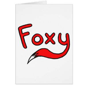 Cartão Foxy