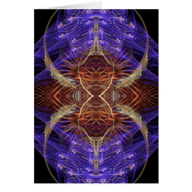 Cartão FRACTAL ART SERIES #1V Card (Frente)