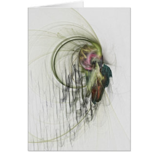Cartão fractal artístico