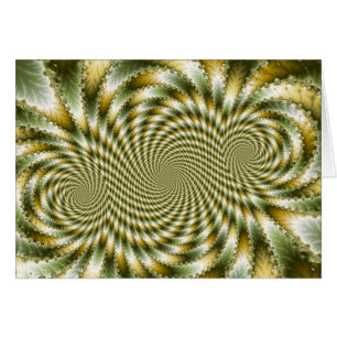 Cartão Fractal de espiral 3 - Placa frontal