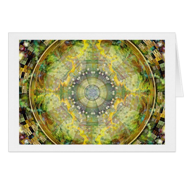 Cartão Fractal Fantasy 8 (Frente Horizontal)