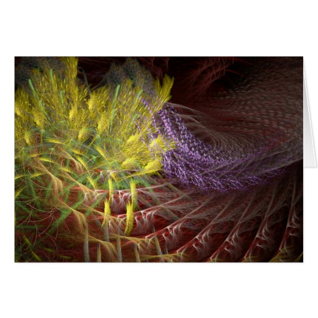 Cartão FRACTAL FIELDS (Frente Horizontal)