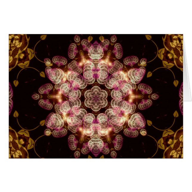 Cartão FractalRosea (Frente Horizontal)