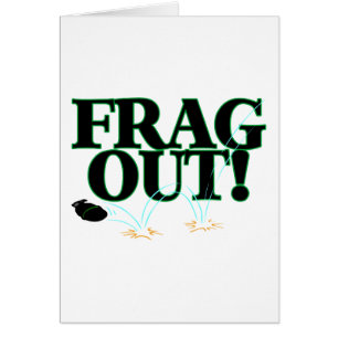 Cartão Frag para fora