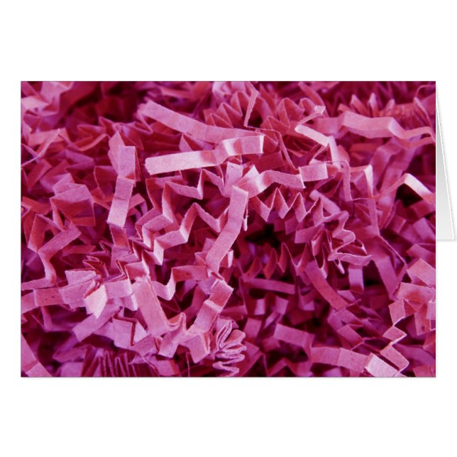 Cartão Fragmentos & dobras cor-de-rosa (Frente Horizontal)