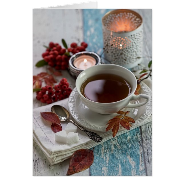 Cartão Framboesas aromáticas sazonais ainda vivas (Frente)