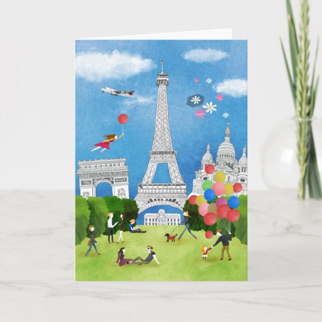 Cartão France colorido (Frente)