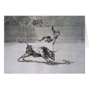 Cartão Francisco Jose de Goya y Lucientes a agilidade a