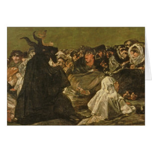 Cartão Francisco Jose de Goya y Lucientes as bruxas