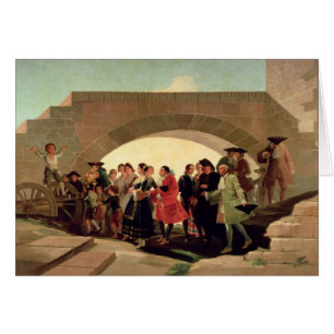 Cartão Francisco Jose de Goya y Lucientes o casamento,