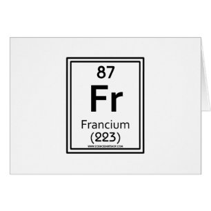Cartão Francium 87