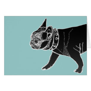 Cartão Francois o buldogue francês