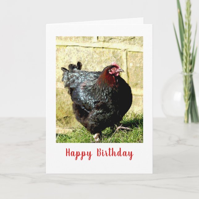 Cartão Frango Aniversário (Frente)