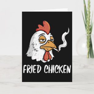 Cartão Frango Frito Piada Engraçada Humor Adulto Homens M