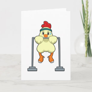 Cartão Frango no Fitness Barra Fixa