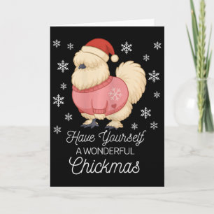 Cartão Frango Sedoso - Natal Cute Ntam