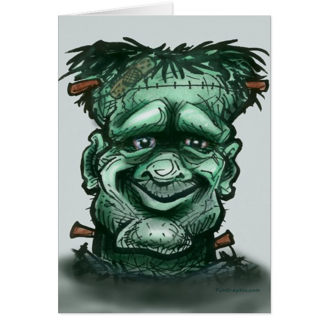 Cartão Frankenstein (Frente)
