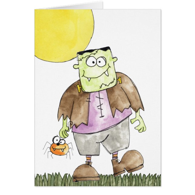 Cartão Frankenstein (Frente)